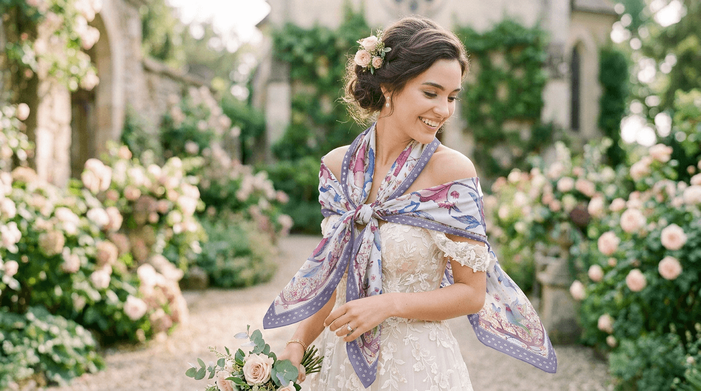 Silk Scarf for Weddings: The Ultimate Bridal & Guest Accessory Guide