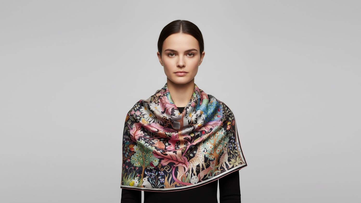 5 Ways to Style Your Square Silk Scarf