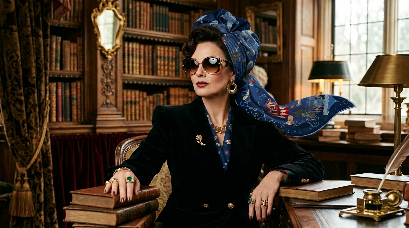 Glamoratti Meets Poet-Core: How Silk Scarves Power 2026's… | Wenzi Studio